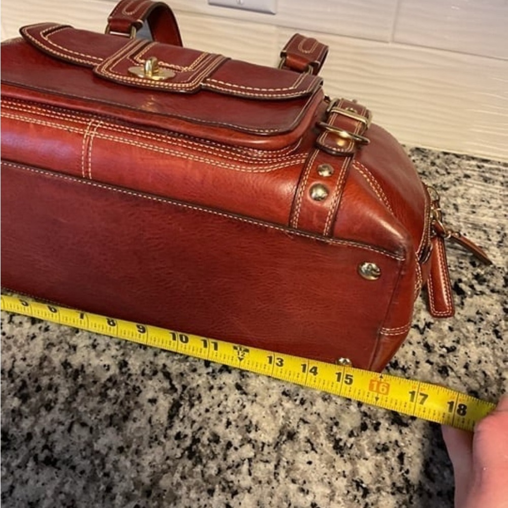 Coach Legacy Hampton Miranda Rare Burgundy Satchel 11085 Turnlock Bag Purse - Picture 3 of 11